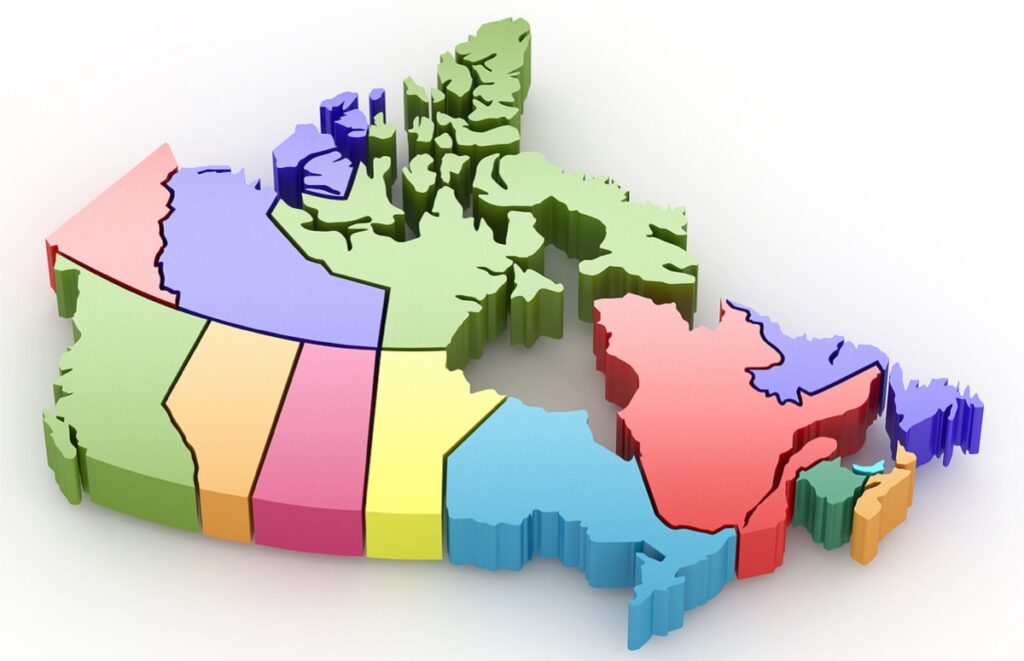 canadian provinces
