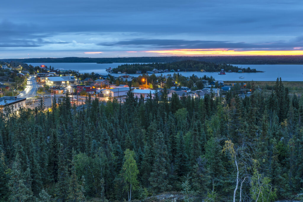 Northwest Territories forested city