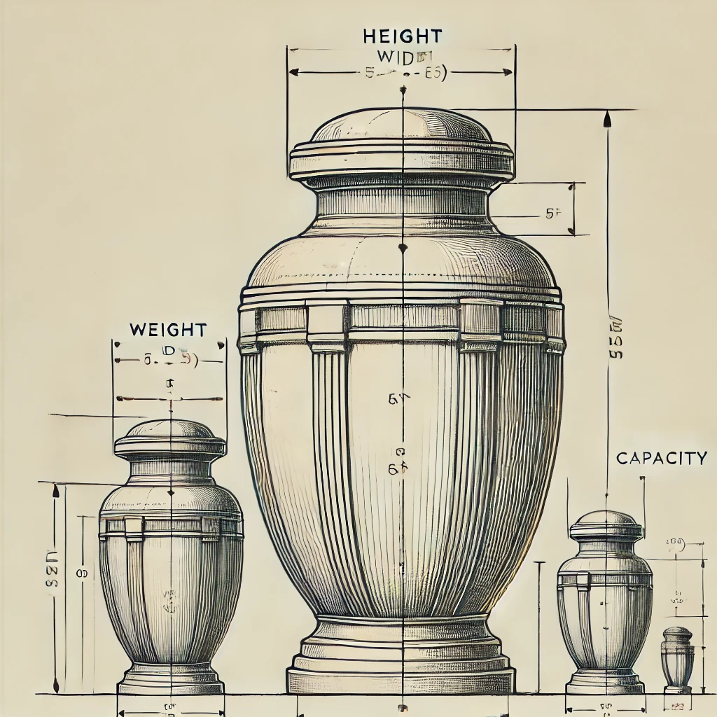 cremation urn volume