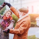 older couple dancing