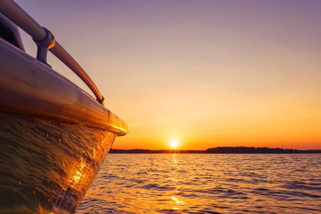 boat on water